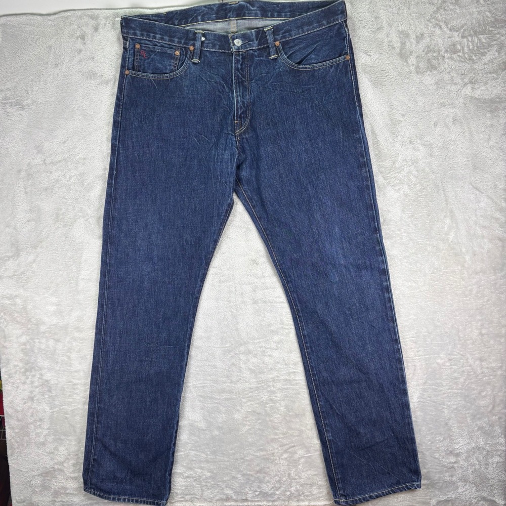 Polo Ralph Lauren Men's Classic Fit Riverside Wash Straight Leg Jeans Blue 38x34